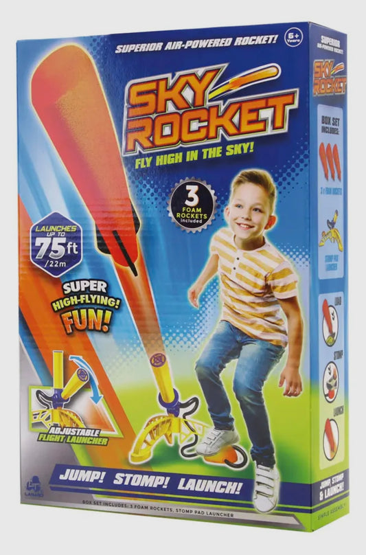 Sky Rocket Stomp Rocket with 3 Rockets